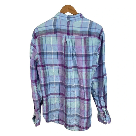 BF820 Mens Vineyard Vines LINEN Classic Fit MURRAY Button Down Shirt M - Picture 4 of 5